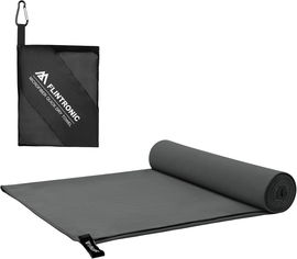 Flintronic duży ręcznik szybkoschnący z mikrofibry SZARY 200x100cm