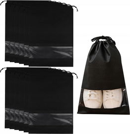 Zestaw 6 toreb na buty, wodoodporne, koloru czarnego