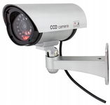 Kamera, atrapa zewnętrzna ścienna z diodą migającą Led Monitoring