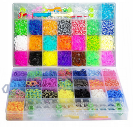 Zestaw gumek do robienia bransoletek