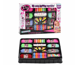 Zestaw do robienia bransoletek dla dziecki - sznurki