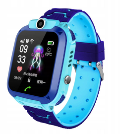 Smartwatch dla dzieci Q12 niebieski PL