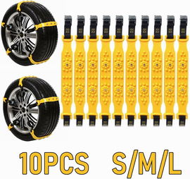 Łańcuchy antypoślizgowe zółte