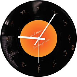 Zegar ścienny w kształcie winyla