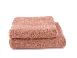 Zestaw dwa ręczniki  bawełniane frotte w 10 kolorach różowy