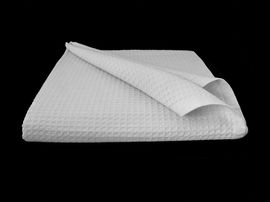 Duży ręcznik kąpielowy 100x150 wafel / gofer biały ZOBACZ PROMOCJE