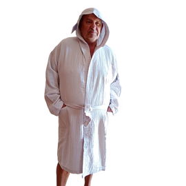 Szlafrok bawełniany muślinowy Pierre Cardin Paris XL