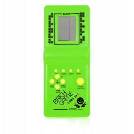 TETRIS GRA ELEKTRONICZNA KONSOLA KIESZONKOWA RETRO BRICK GAME ZIELONA