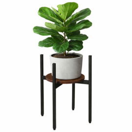 KWIETNIK STOJĄCY PODŁOGOWY METAL STOJAK NA KWIATY DONICZKI LOFT 1 PÓŁKA