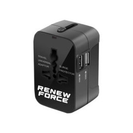 ADAPTER PODRÓŻNY Z DWOMA PORTAMI USB