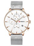 ZEGAREK MĘSKI CURREN 8339 (zc015b) - CHRONOGRAF