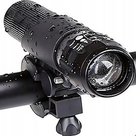 LAMPKA ROWEROWA LED PRZÓD OŚWIETLENIE ROWER LATARKA ŚWIATŁO NA KIEROWNICĘ