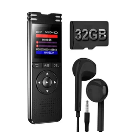 Qiktech PROFESJONALNY DYKTAFON ZD08 + KARTA 64GB