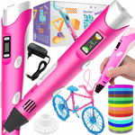 DŁUGOPIS 3D RÓŻOWY 3D PEN 100