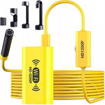 ENDOSKOP 5m 8mm WIFI ŻÓŁTY YPC99