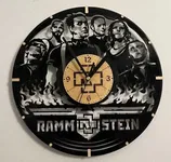 Zegar płyta RAMMSTEIN, w opakowaniu