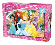Puzzle King 50 - Disney Princess Księżniczki Folia (G101)