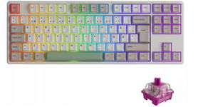 Akko Black & Gold 5087B Plus Klawiatura Mechaniczna Layout Wine Red (B3341)