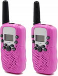 Walkie Talkie T-388 Wielokolorowy Dla Dzieci Różowy (B1448)