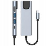 Adapter 5W1 Hub Usb-C Hdmi 4K Lan Usb 3.0X2 (57)