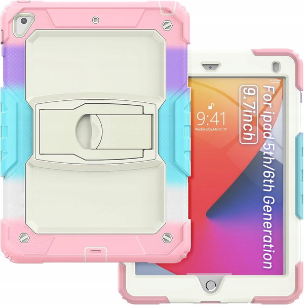 Etui Pancerne iPad 9.7 (2017 / 2018 / Air 2 / Pro 9.7) - Shockproof, Stojak