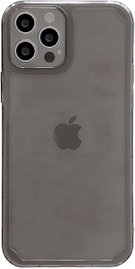 Yablut Etui do iPhone 12 Pro Max - Black Transparent, Matowe, Anti-Fingerprint