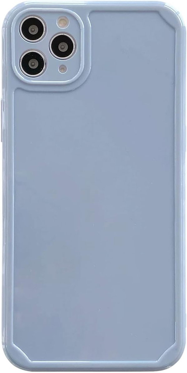 Yablut Etui do iPhone 11 Pro Max - Szaro-niebieskie  Matowe, Anti-Fingerprint