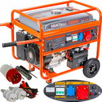 AGREGAT PRĄDOTWÓRCZY 7,5kW GENERATOR PRĄDU AVR 230/400V 7500W 380V 15KM