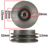 SPRZĘGŁO ODŚRODKOWE ZAGĘSZCZARKI 135x19mm 2 PASKI