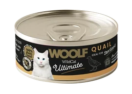 WOOLF WILD CAT ULTIMATE CAN QUAIL PATE MOKRA KARMA DLA KOTA 85g