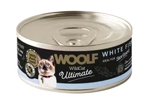 WOOLF WILD CAT ULTIMATE CAN WHITE FISH PATE MOKRA KARMA DLA KOTA BIAŁORYBA 85g