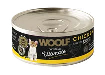 WOOLF WILD CAT ULTIMATE CAN KITTEN CHICKEN PA. MOKRA KARMA DLA KOTA KOCIAKÓW 85g