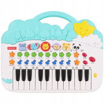 PIANINKO INTERAKTYWNE ZE ZWIERZĄTKAMI FISHER PRICE ZABAWKA wym. 30x35cm