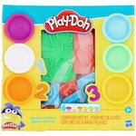 PLAY-DOH CIASTOLINA ZESTAW KREATYWNY 25 FOREMEK I CYFR 6 MAS E8533 PREZENT