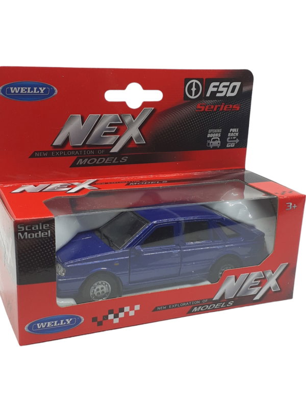 POLONEZ CARO PLUS FSO WELLY METALOWY MODEL SAMOCHODU Z NAPĘDEM SKALA 1:34