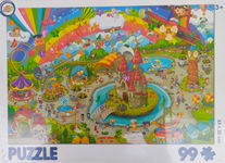 PUZZLE 99 el 33 x 22 JIGSAW WESOŁE MIASTECZKO 09