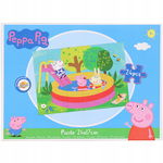 PUZZLE Nickelodeon 24 SZT ŚWINKA PEPPA PIG 24 X 17 CM ZABAWA W BASENIE