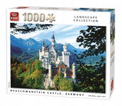 PUZZLE KING 1000 elementów wysokiej klasy  ZAMEK NEUSCHWANSTEIN 68 x 49