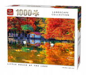 PUZZLE KING DOMEK NAD JEZIOREM JESIEŃ 1000 el 20