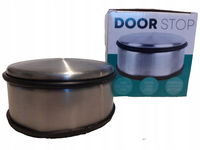 STOPER DO DRZWI OKNA BALKONU ODBOJNIK STAL INOX 11 cm x 6 cm BEZINWAZYJNY