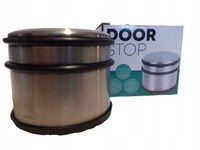 STOPER DO DRZWI OKNA BALKONU ODBOJNIK STAL INOX 9,5 cm x 8 cm BEZINWAZYJNY