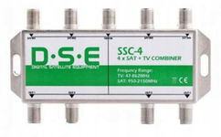 Sumator DSE SSC-4 TV Combiner 4 X SAT + złącze TV