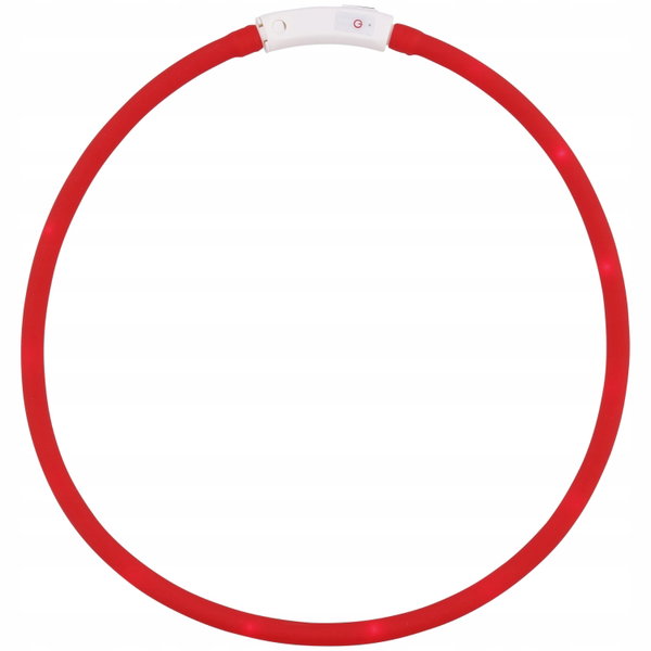 ŚWIECĄCA OBROŻA LED DLA PSA 70 cm silikonowa 75