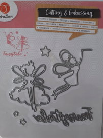 Wykrojniki szablony do scrapbookingu wróżki