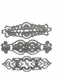 Wykrojniki szablony do scrapbookingu zestaw wzory