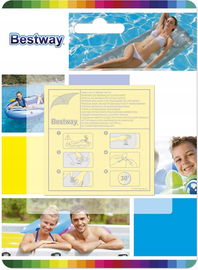 Wytrzymałe ŁATKI naprawcze do basenów kajaków kółek  BESTWAY zestaw 10 szt