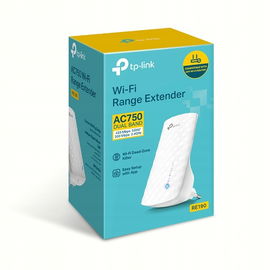 Wzmacniacz sygnału zasięgu Wi-Fi Tp-link AC750 Wi-Fi Range Extender RE190