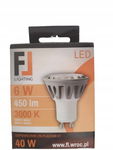 ŻARÓWKA LED 6W 3000K 450 lm GU 10 ODPOWIEDNIK 40W