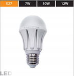 Żarówka LED FL E27 230V 10W 820 lumenów 3000K biała ciepła ODPOWIEDNIK 60 W