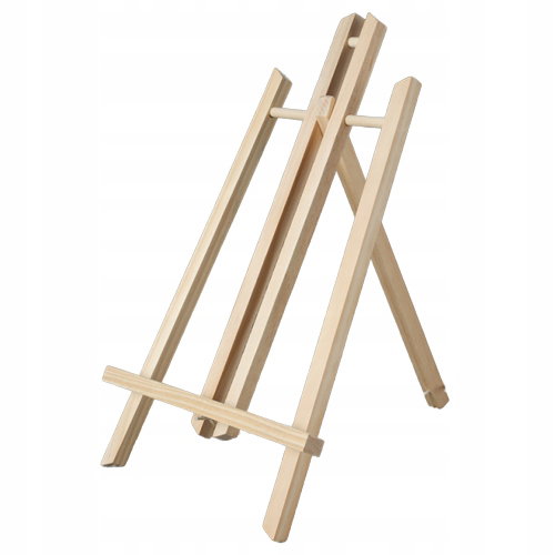 SZTALUGA MALARSKA DREWNIANA STOŁOWA dla obrazów 42 cm Stabilna pion h:50 cm